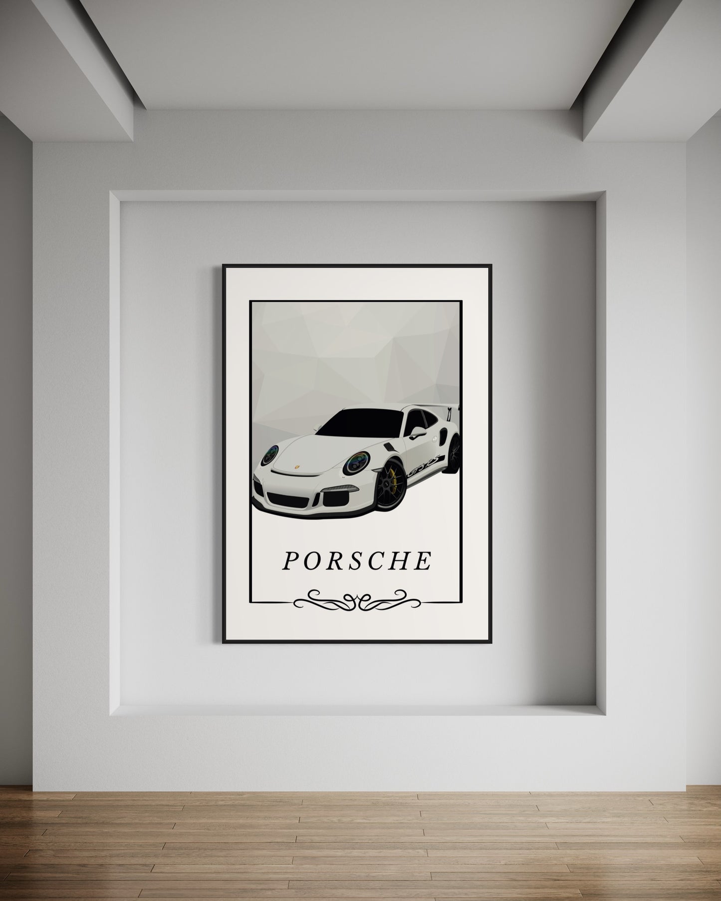 Porsche Black Windows (Poster)