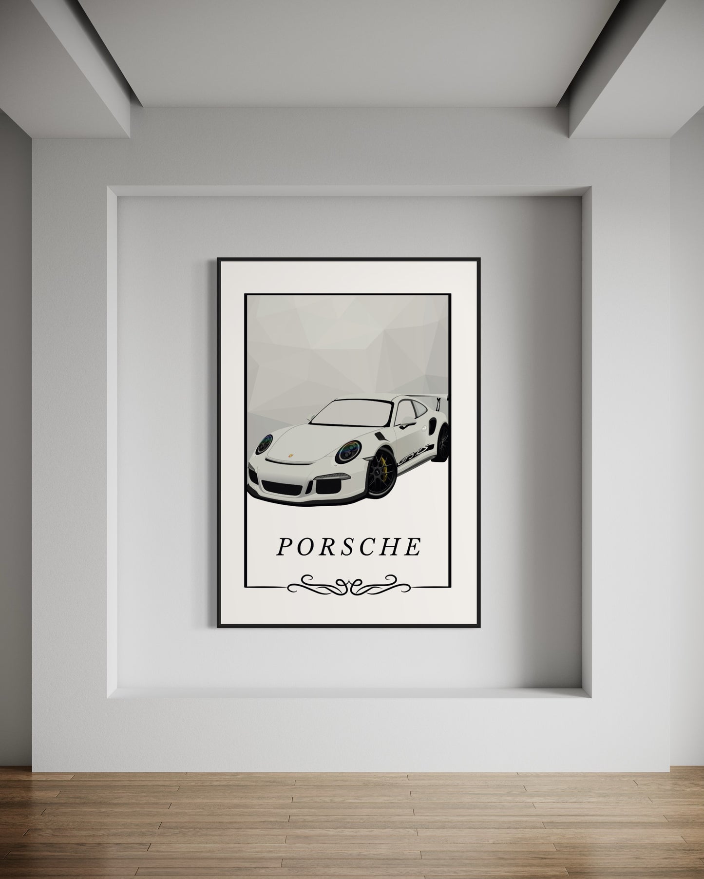 Porsche Light Windows (Poster)