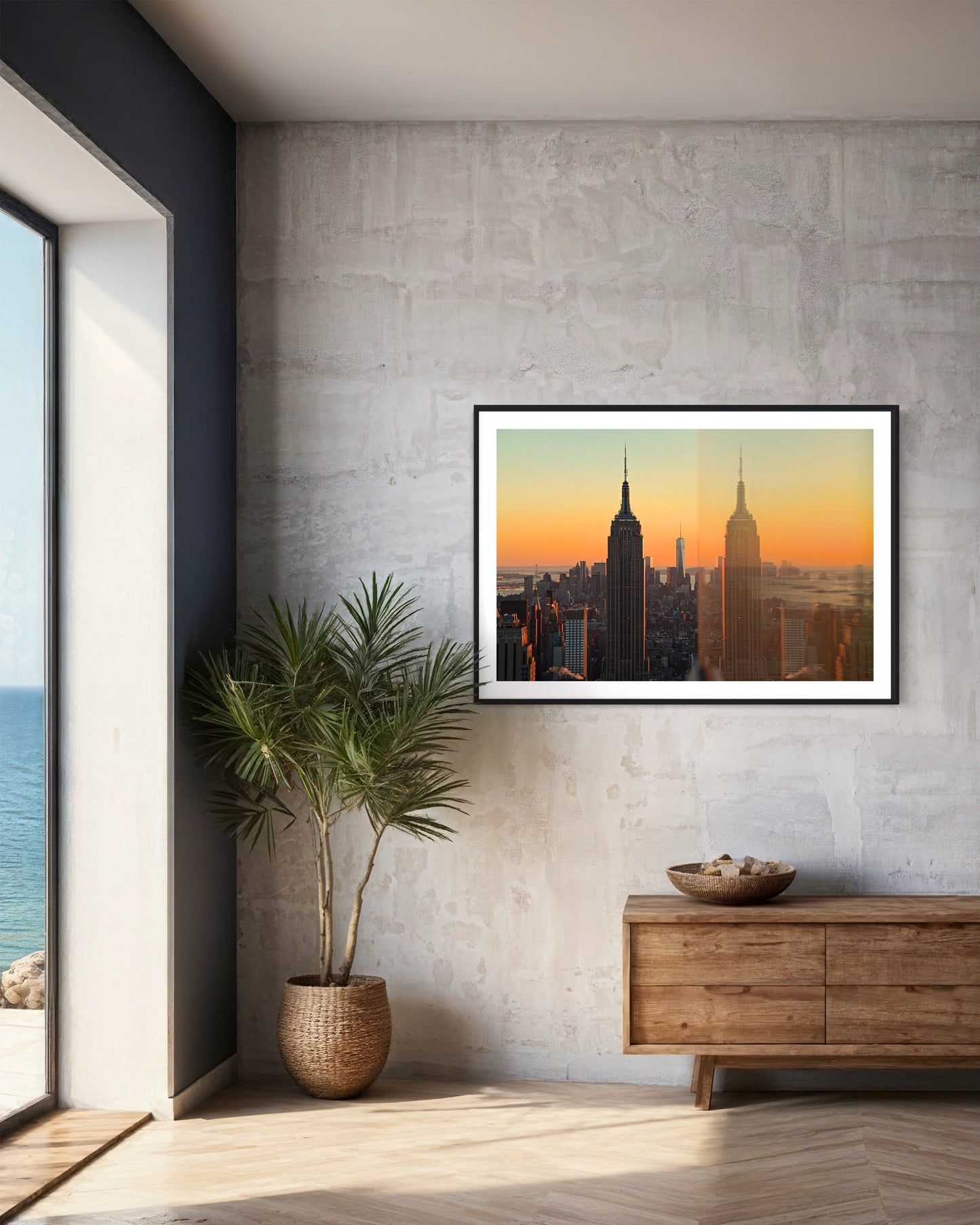 Empire State Building Reflection (Poster)