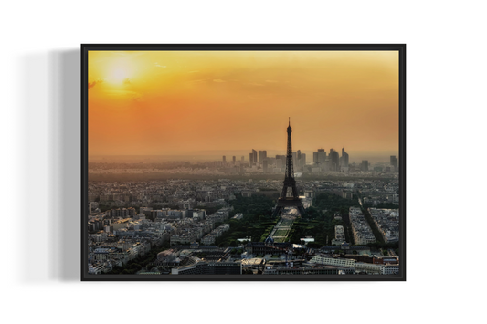 Eiffel Tower Sunset (Poster)