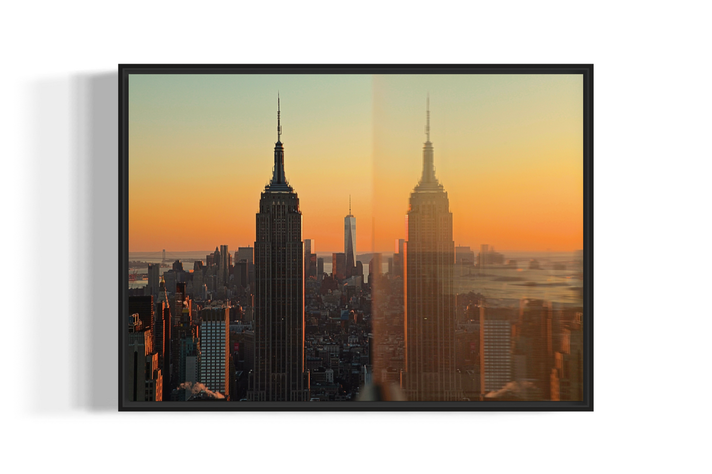 Empire State Building Reflection (Poster)