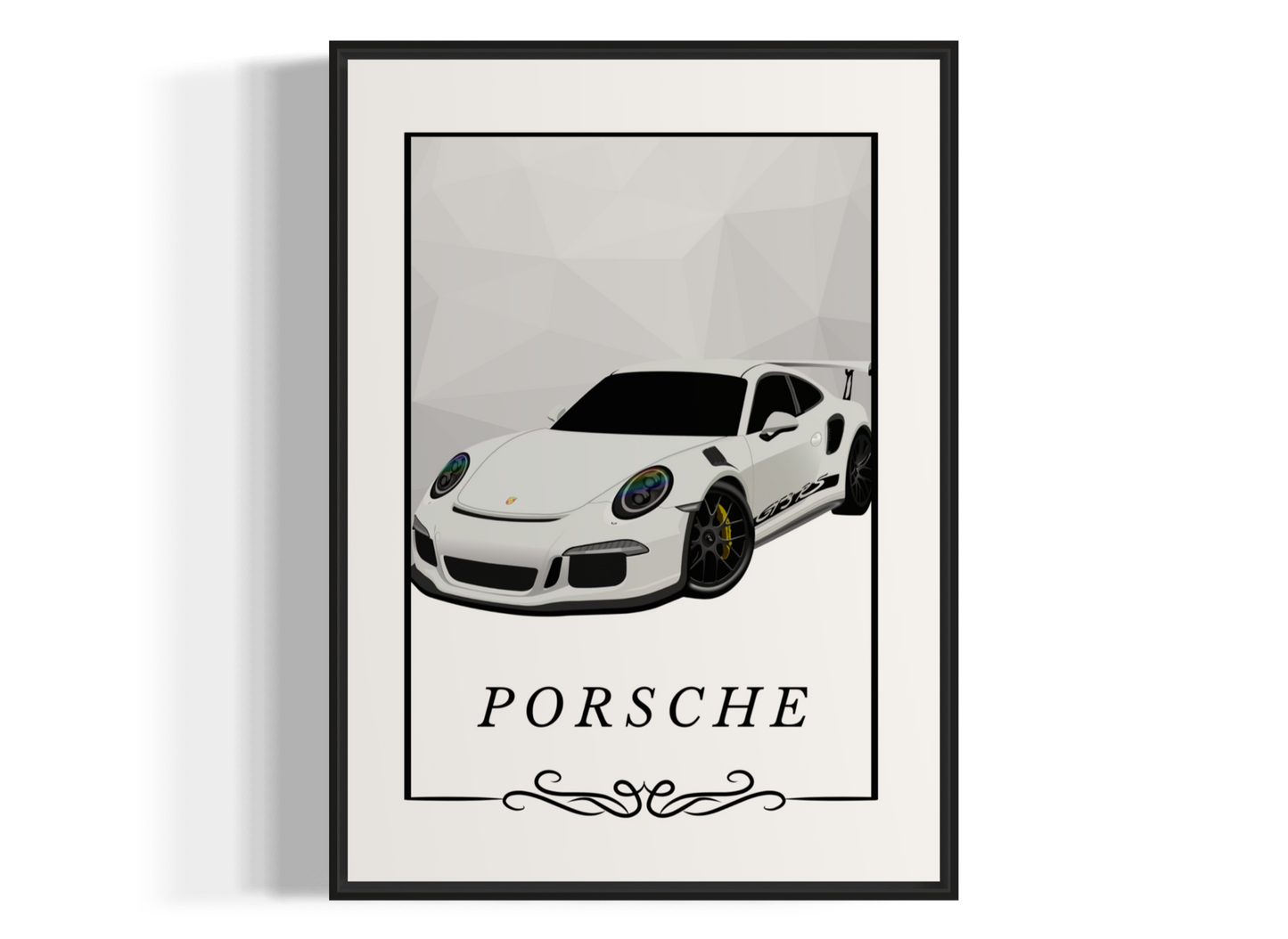 Porsche Black Windows (Poster)