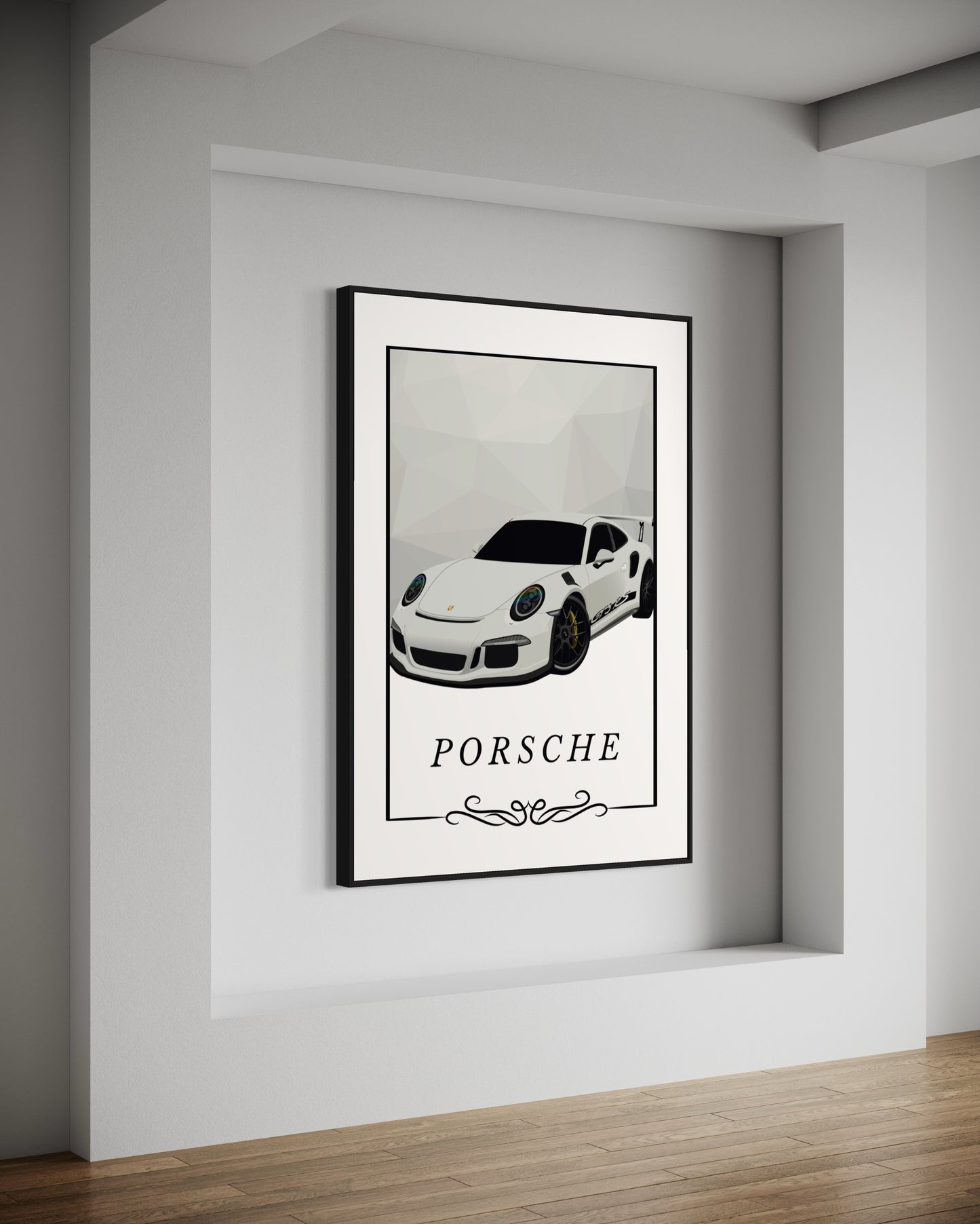 Porsche Black Windows (Poster)