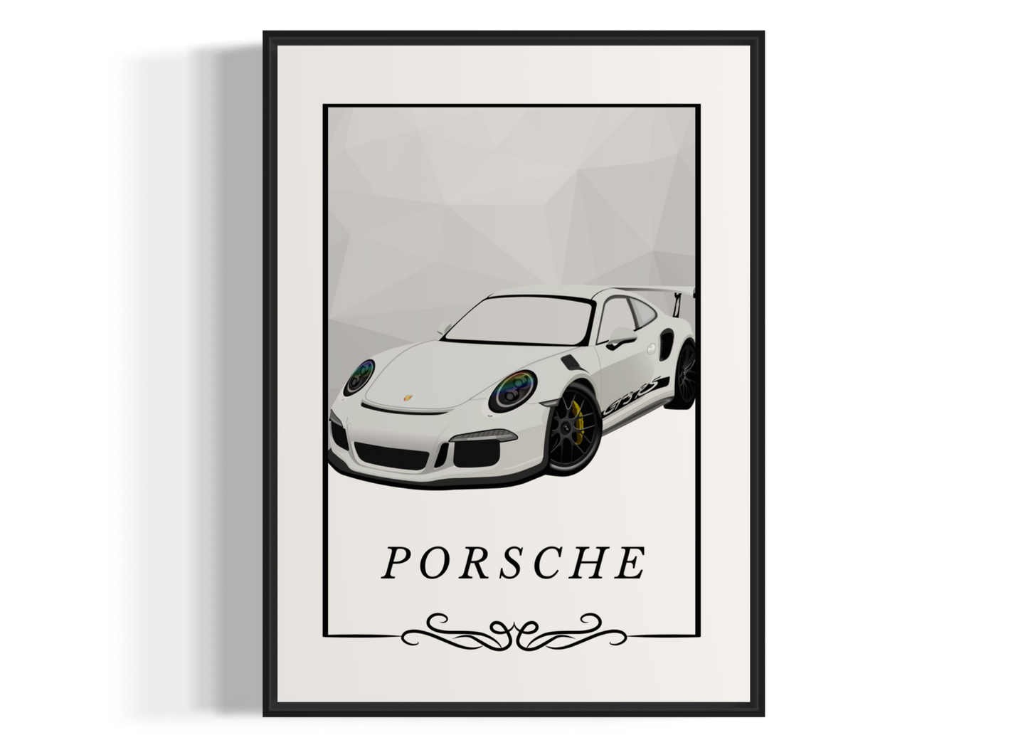 Porsche Light Windows (Poster)