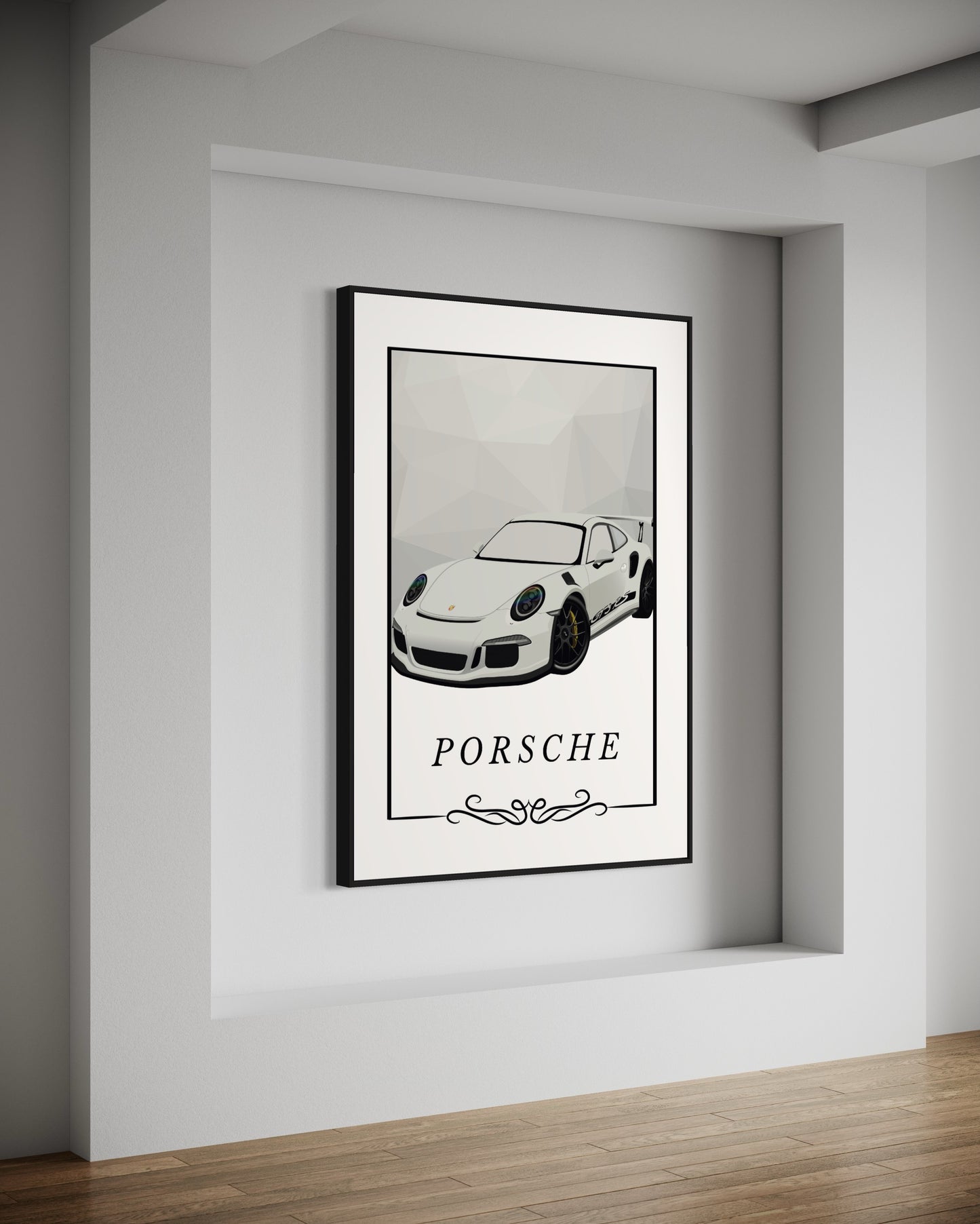 Porsche Light Windows (Poster)