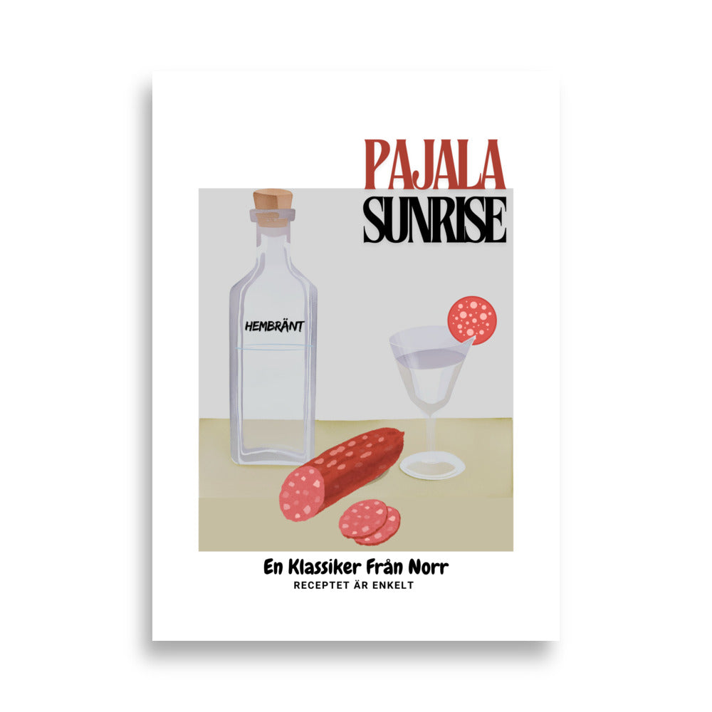 Pajala Sunrise (Poster)