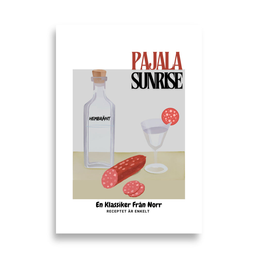 Pajala Sunrise (Poster)